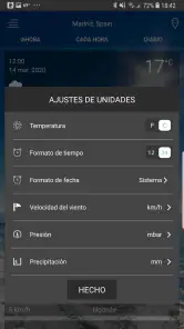 Pronóstico del Tiempo screenshot
