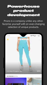 Prozis screenshot