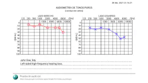 Prueba de Audición screenshot