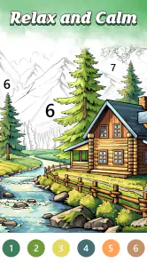 Pure Color by Number Book screenshot