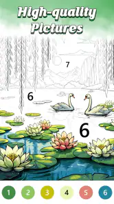 Pure Color by Number Book screenshot