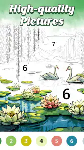 Pure Color by Number Book screenshot