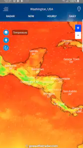 Radar meteorológico screenshot