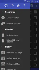 RAR screenshot