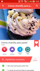 Recetas de pasteles screenshot