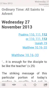 Reflections for Daily Prayer screenshot