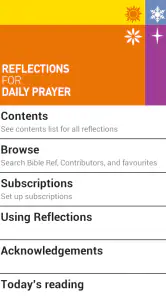 Reflections for Daily Prayer screenshot