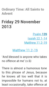 Reflections for Daily Prayer screenshot