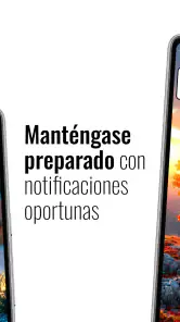 Reloj y clima transparente screenshot