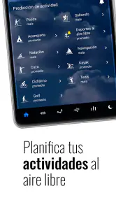 Reloj y clima transparente screenshot