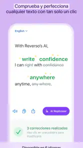 Reverso Traductor, Diccionario screenshot