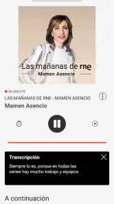 RNE Audio screenshot
