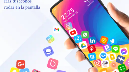 Rolling Icon Fondo pantalla 3D 1