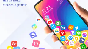 Rolling Icon Fondo pantalla 3D screenshot