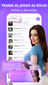 Rosytalk - personaje IA RP screenshot