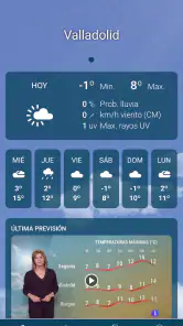 RTVE el Tiempo screenshot