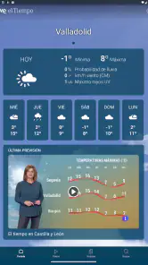 RTVE el Tiempo screenshot