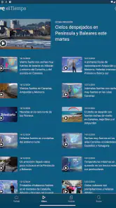 RTVE el Tiempo screenshot