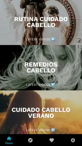 Rutina de cuidado del cabello screenshot