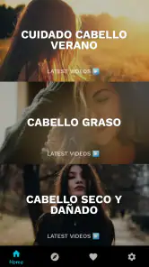 Rutina de cuidado del cabello screenshot