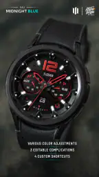 S4U Midnight Blue - watch face 3