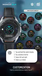 S4U Midnight Blue - watch face 4