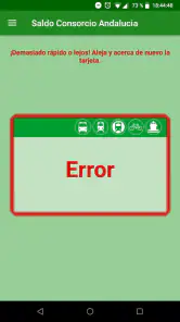Saldo Transportes Andalucía screenshot