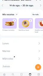 Samsung Food: Plan de comidas 6