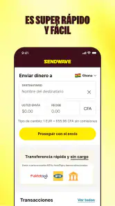 Sendwave: enviar dinero rápido screenshot