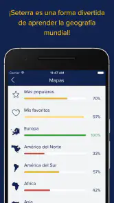 Seterra Geografía screenshot