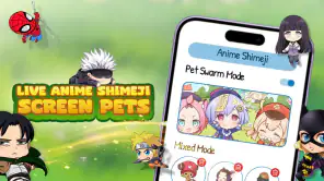 Shimeji: Mascotas de anime screenshot