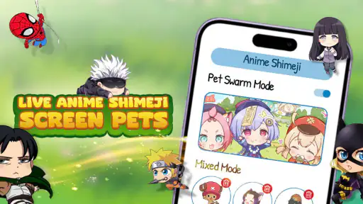 Shimeji: Mascotas de anime 1