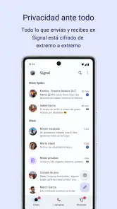 Signal - Mensajería privada screenshot