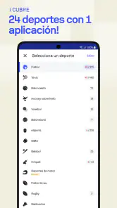 Sofascore: Deportes en directo screenshot