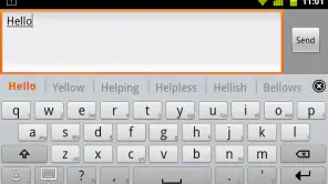 Spanish for AnySoftKeyboard screenshot