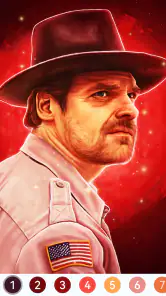 Stranger Thing Paint by Number screenshot