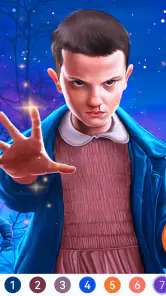 Stranger Thing Paint by Number screenshot