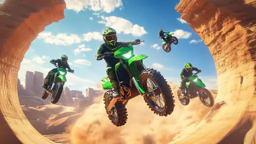 Stunt Motorcycle Racing Game 7