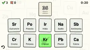 Tabla Periódica - Quiz screenshot
