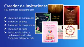 Tarjeta Invitaciones digitales screenshot