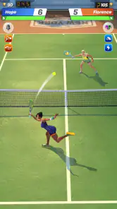 Tennis Clash: Juego JvJ screenshot