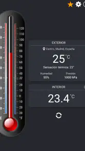 Termómetro++ ambiente screenshot