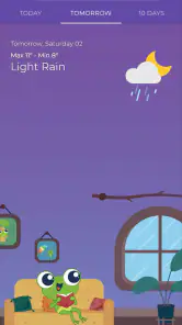 TheFrog:Aplicación del tiempo screenshot