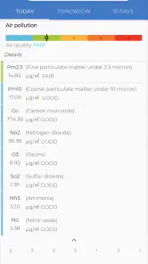 TheFrog:Aplicación del tiempo screenshot