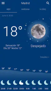 Tiempo España screenshot