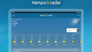 Tiempo & Radar: alarma lluvia screenshot