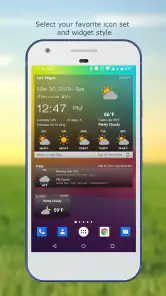 Tiempo & Reloj Widget screenshot