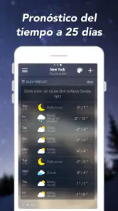 Tiempo y radar y widgets screenshot