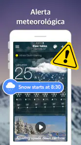 Tiempo y radar y widgets screenshot