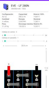 TodoBaterias Calculadora screenshot